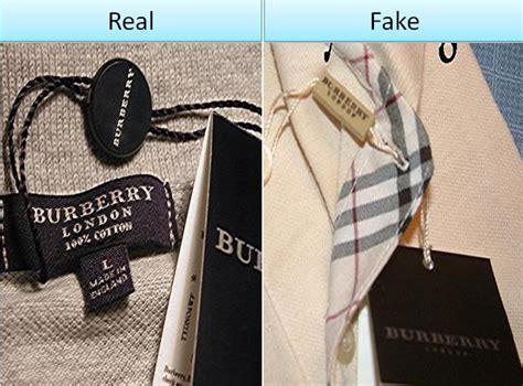 how to tell a real burberry shirt from a fake|genuine burberry label.